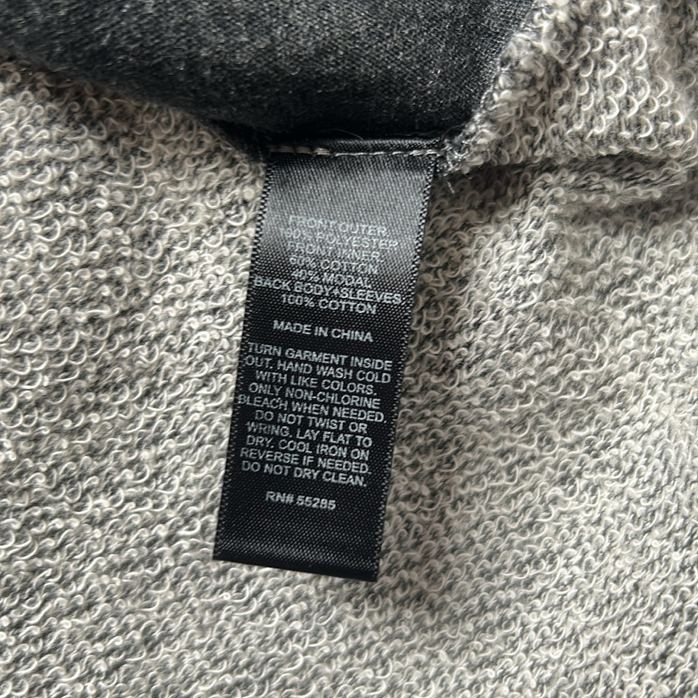 Express Gray/Silver Sequin Sweater Drop Shoulder … - image 8